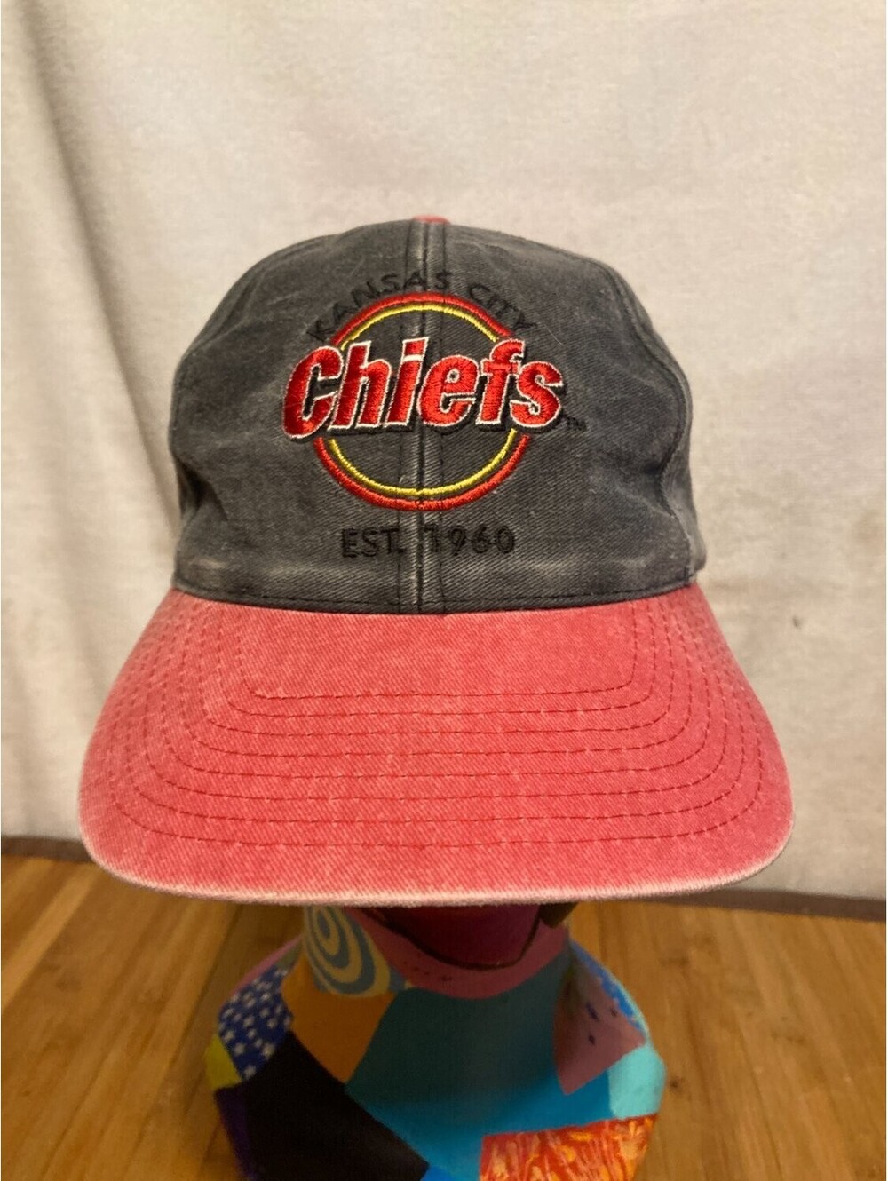 Drew Pearson Kansas City Chiefs Est. 1960 Baseball Hat Mens OS Gray 1990s cap